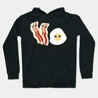 Kawaii bacon and eggs Hoodie